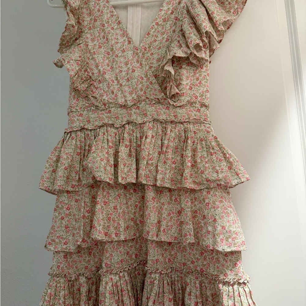 The impeccable pig Floral Ruffle Tiered Dress - Picture 4 of 6